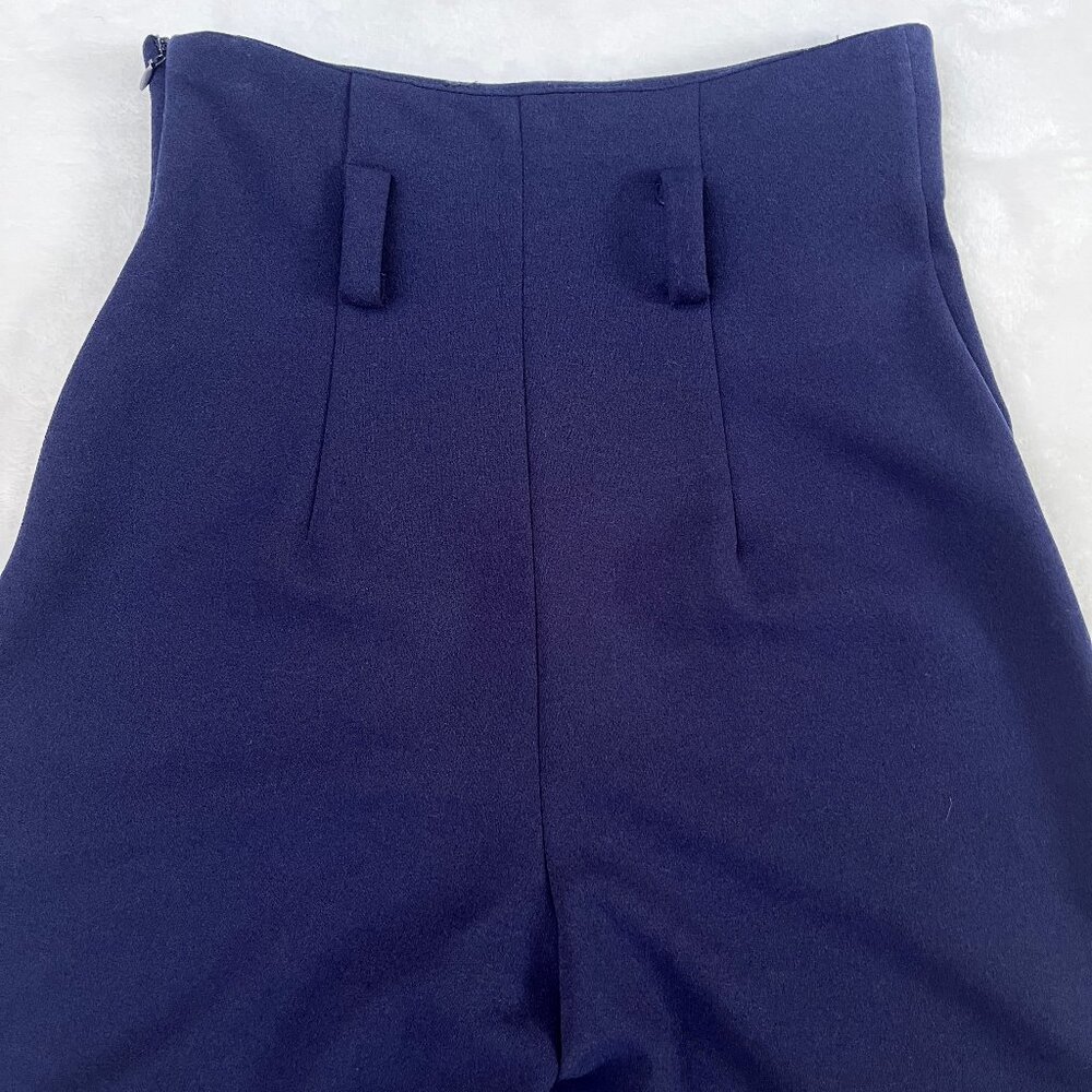 NWT Lila Kass High Waist Navy pants 2 - Picture 10 of 13